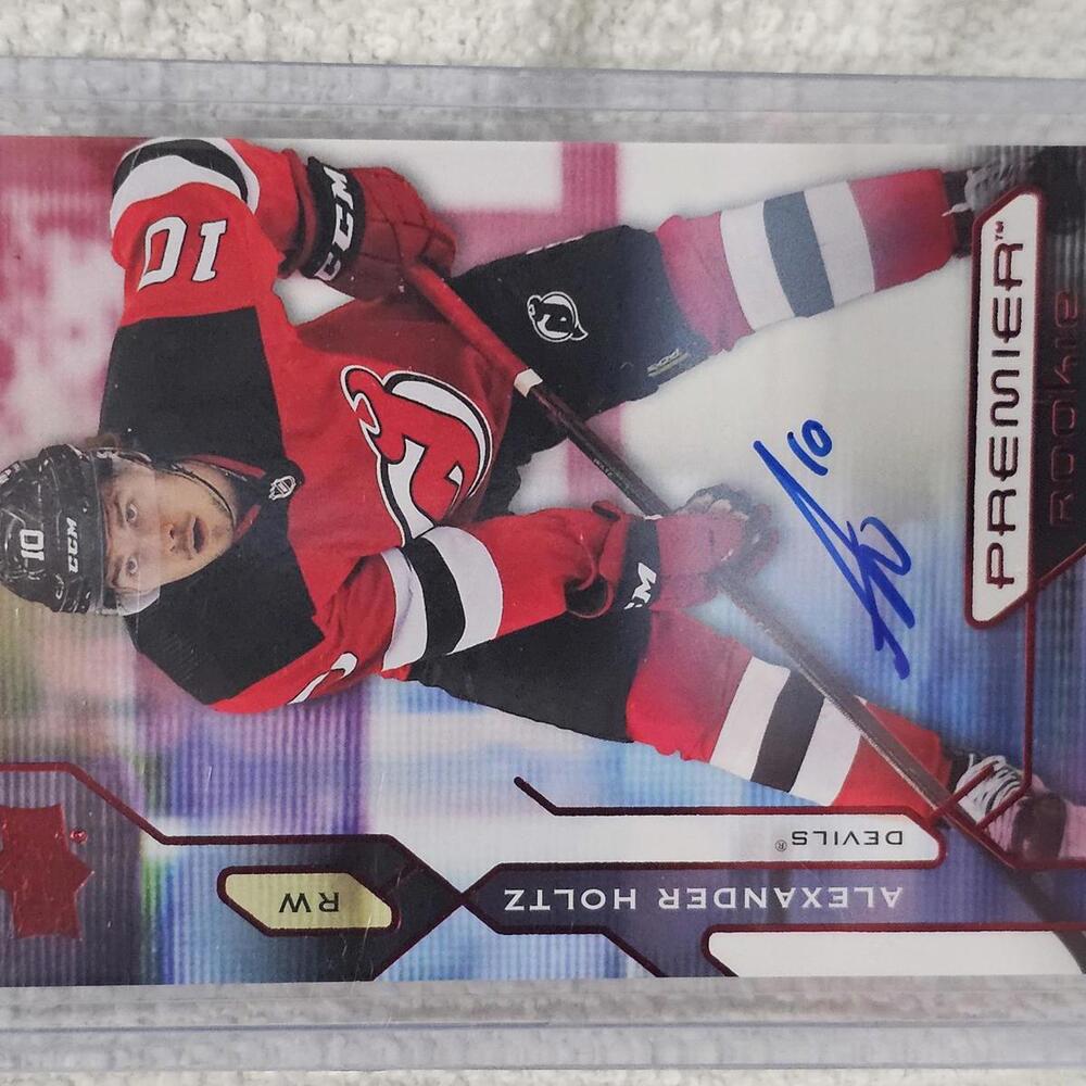 Alexander Holtz Rookie Card - Autographed Premier Edition
